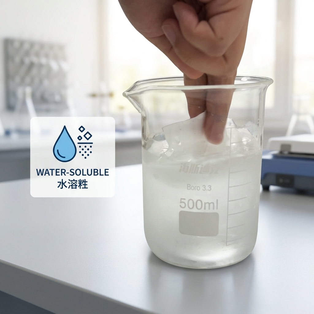 Thermal Water Soluble Paper and Soluble Adhesive